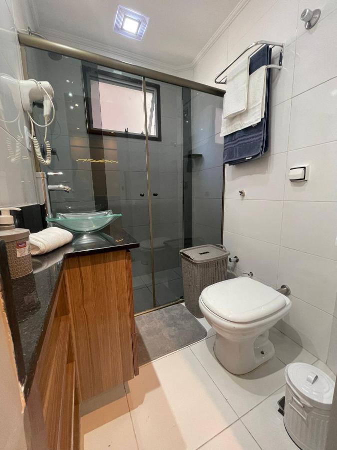 Flat Completo No Gonzaga Santos Uma Quadra Da Praia ภายนอก รูปภาพ